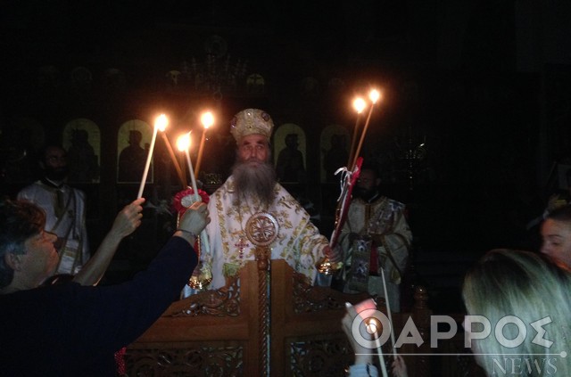 Η Αναστάσιμη Ακολουθία  στον Καθεδρικό Ναό Κυπαρισσίας