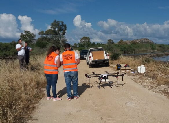 Μεσσηνία: Αντιμετώπιση κουνουπιών με τη χρήση drone