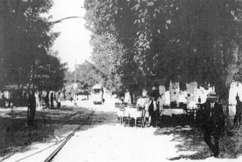 Τριανόν – οδός Φαρών – τραμ στην παλιά Καλαμάτα (φωτογραφίες)