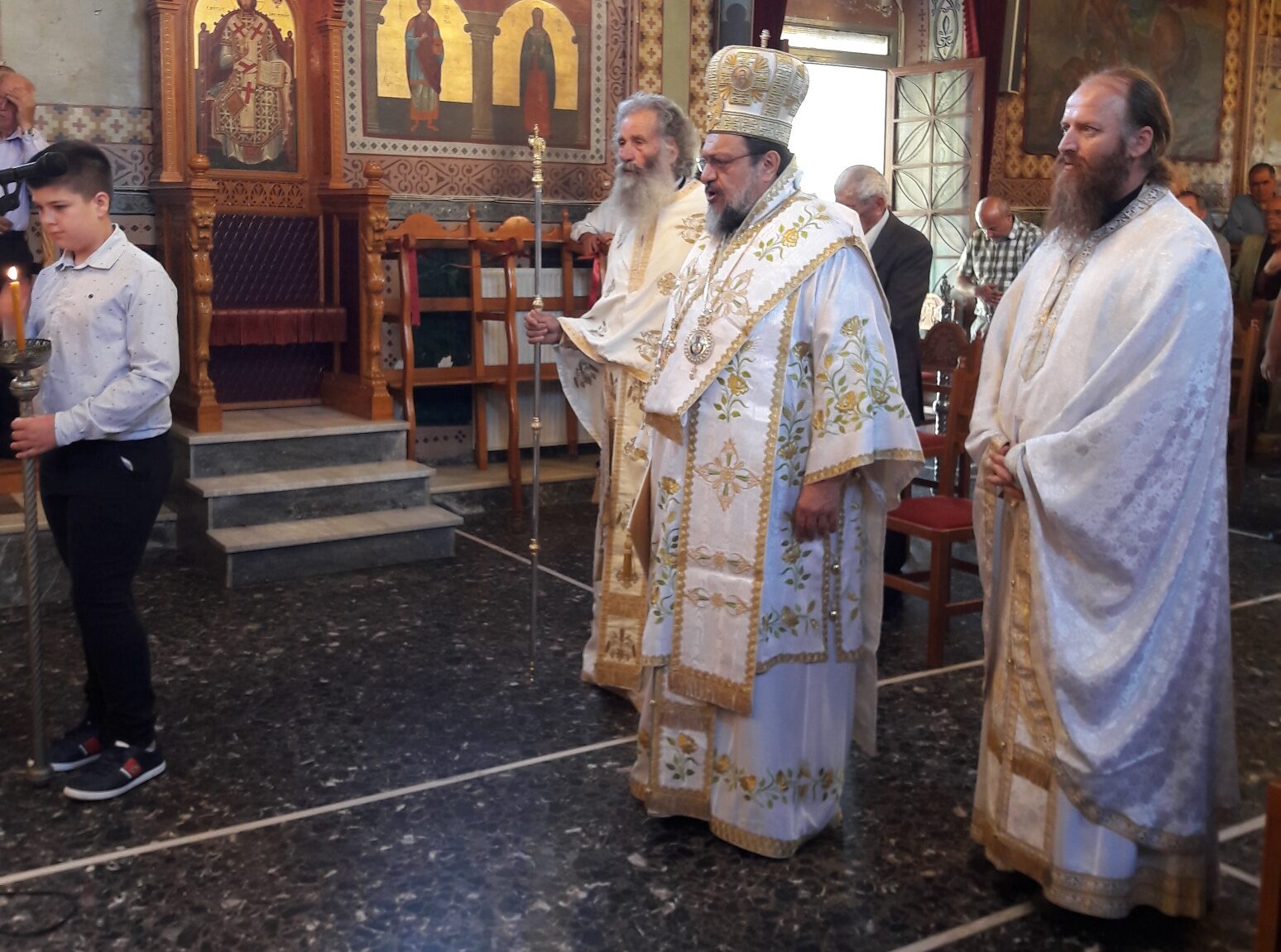 Ο Μητροπολίτης Μεσσηνίας στο Πεταλίδι