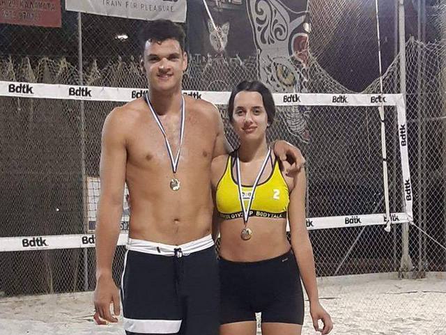 Νικητές Παπουτσή-Κωτσάκης και η δράση συνεχίζεται στο Καλαμάτα Beach Volley
