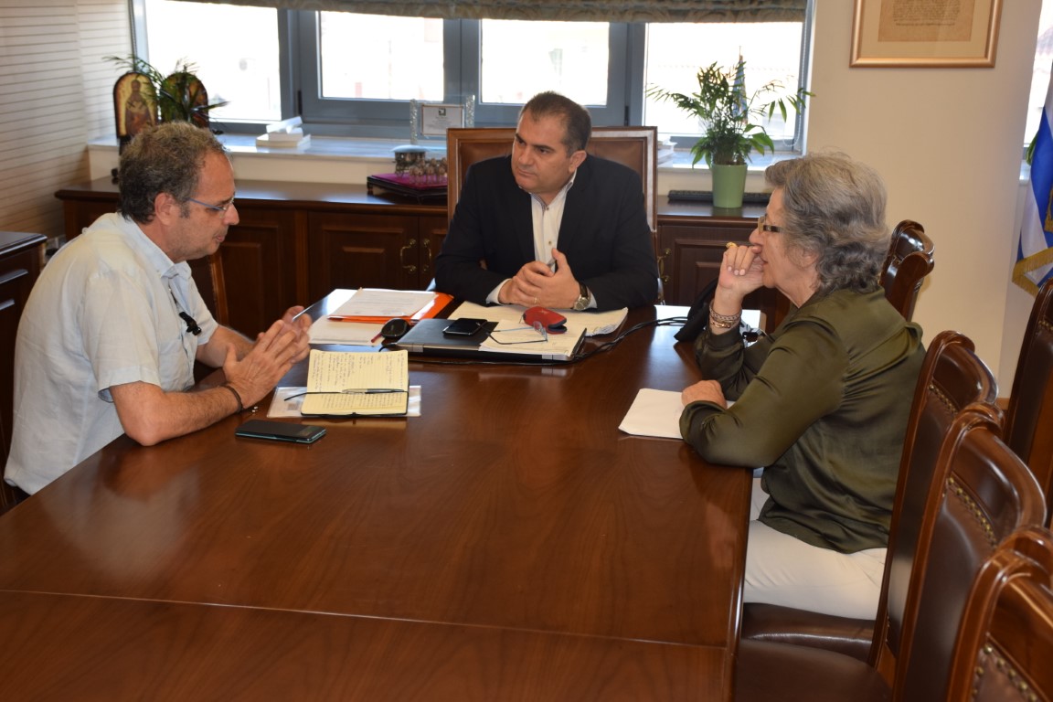 Συνάντηση του δημάρχου Καλαμάτας με εκπροσώπους των «Παιδικών Χωριών SOS»