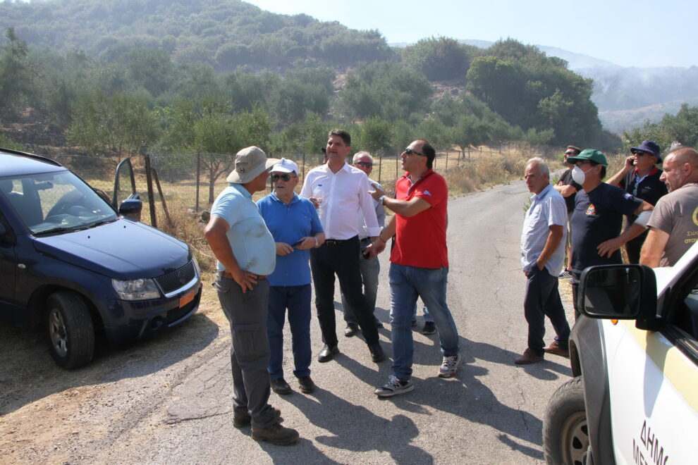 Ικανοποίηση και ευχαριστίες Αθανασόπουλου για  ανταπόκριση όλων των φορέων στη φωτιά της Μάθιας