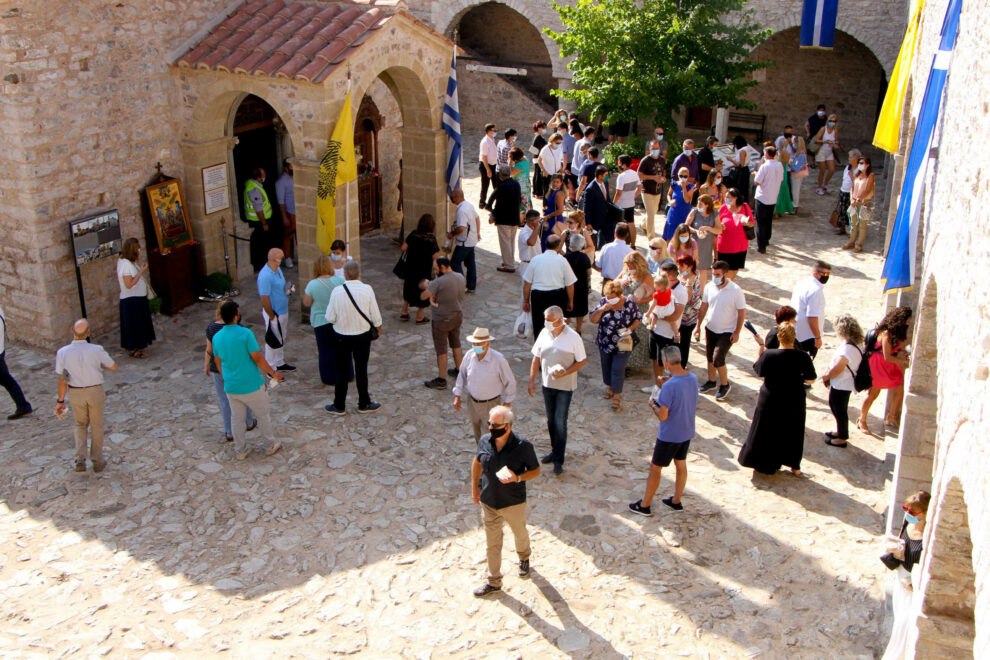 Ο εορτασμός Κοιμήσεως της Θεοτόκου στη Μονή Βουλκάνου