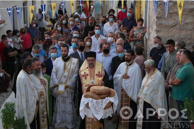 Ο Εσπερινός Κοιμήσεως της Θεοτόκου στην Ι. Μ. Μεσσηνίας