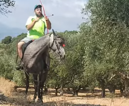 Μεσσηνία: Ομάδα ποδοσφαίρου παρουσίασε παίκτη πάνω σε άλογο