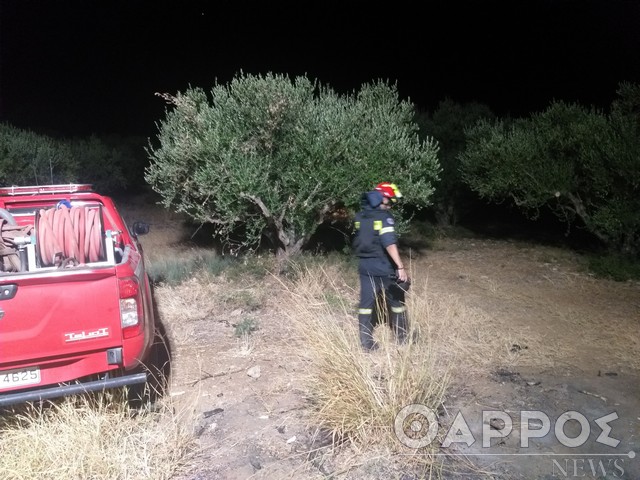 Χωρίς ενεργό πλέον μέτωπο η φωτιά στην Υάμεια