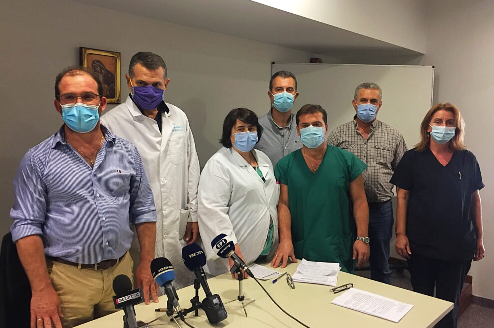 Επισφαλής η λειτουργία του Νοσοκομείου Καλαμάτας ως “Covid 19” υπό τις υπάρχουσες συνθήκες τονίζει το ιατρικό προσωπικό