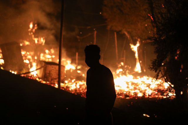 Συνελήφθησαν πέντε άτομα για τον εμπρησμό της Μόριας