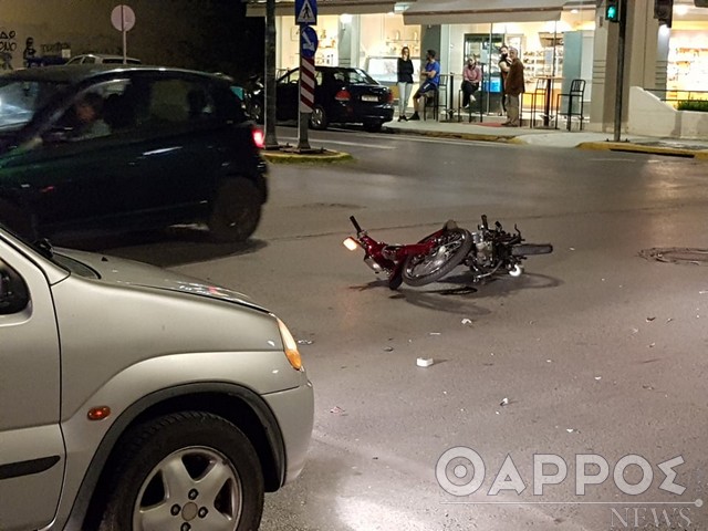 Τροχαίο με τραυματισμό στην Ακρίτα