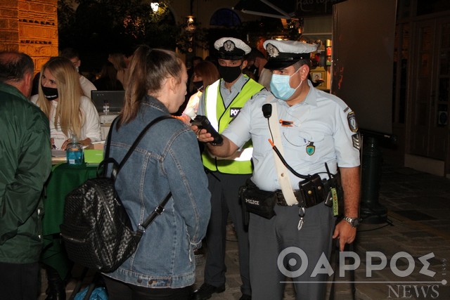 Καλαμάτα: «Φιλικά» αλκοτέστ και οδηγίες προς τους οδηγούς