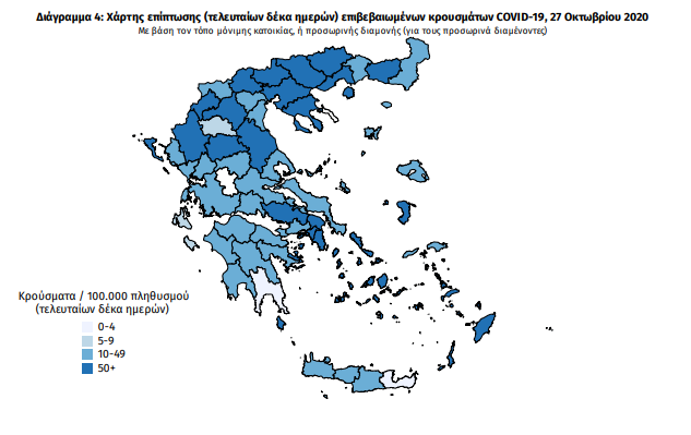 Κορωνοϊός: 7 νέα κρούσματα στη Μεσσηνία – Η γεωγραφική κατανομή