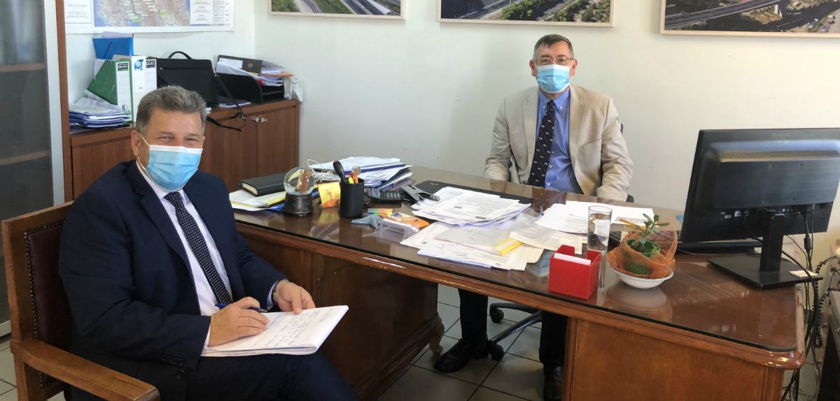 Συνάντηση Αναστασόπουλου – Καρνέση για αντιπλημμυρικά έργα