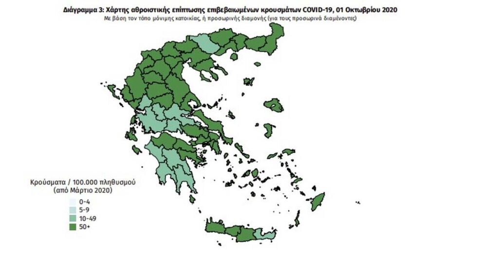 Ένα ακόμα κρούσμα κορωνοϊού στη Μεσσηνία – Όλη η κατανομή