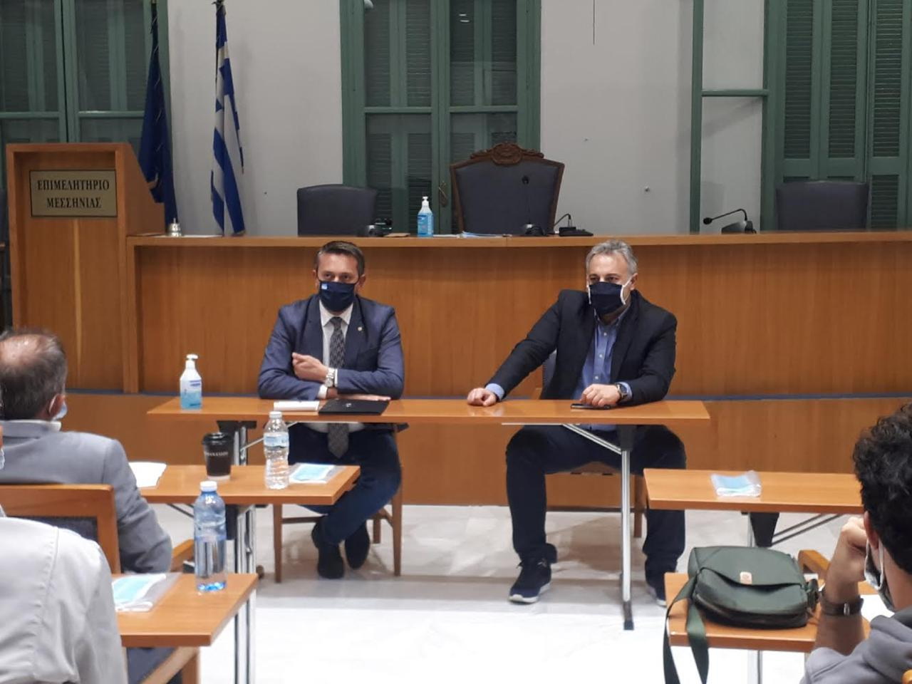 Π. Μαντάς στο Επιμελητήριο Μεσσηνίας: «Η κυβέρνηση στηρίζει έμπρακτα την επιχειρηματικότητα και την ιδιωτική οικονομία»
