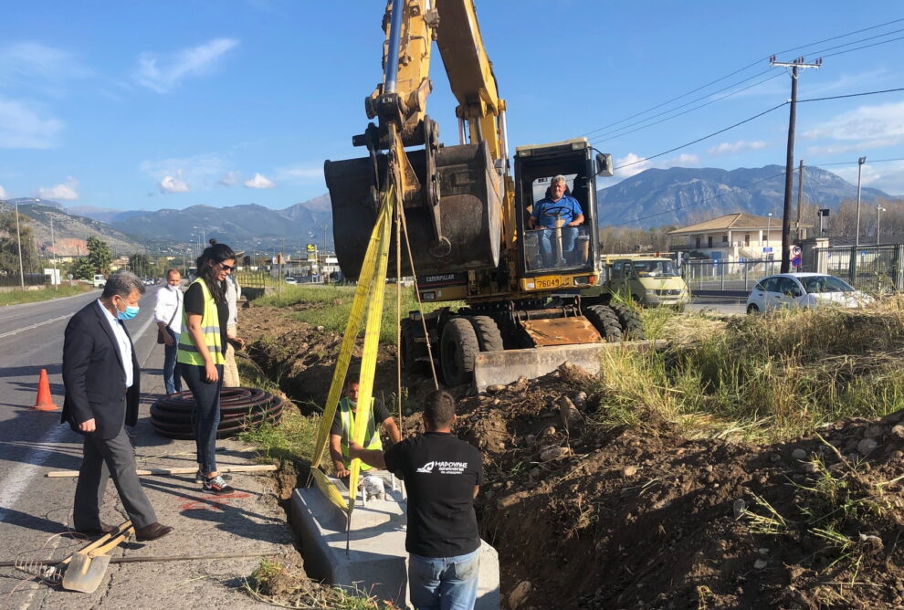 Ξεκίνησε η εγκατάσταση οδοφωτισμού στην εθνική οδό Ασπρόχωμα – Μεσσήνη