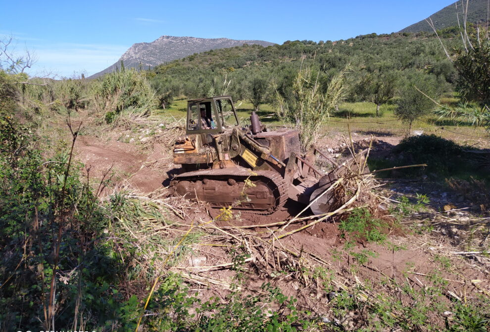 Αντιπλημμυρικές εργασίες στα ρέματα της Μεσσηνίας