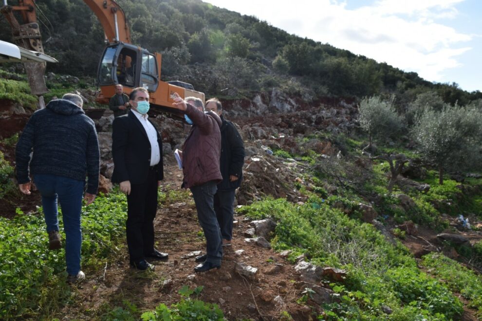 Ξεκίνησε η βελτίωση  της οδού Άνω – Κάτω Βέργας