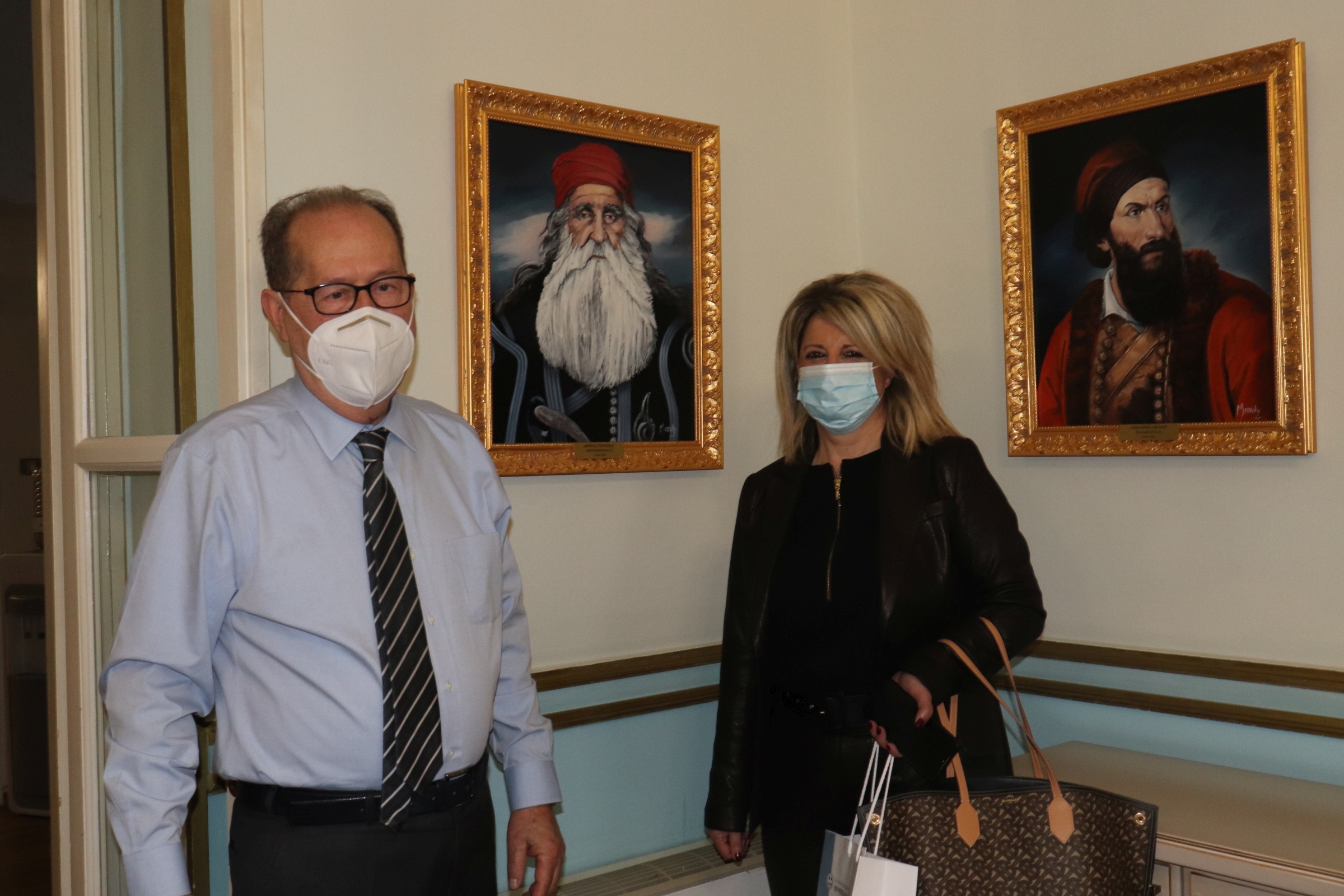 Συνάντηση της δημάρχου Οιχαλίας με Νίκα στην Τρίπολη