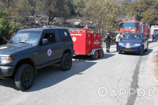 Η Ο.Α.Κ. 4Χ4 Μεσσηνίας στη φωτιά στη Μαθία