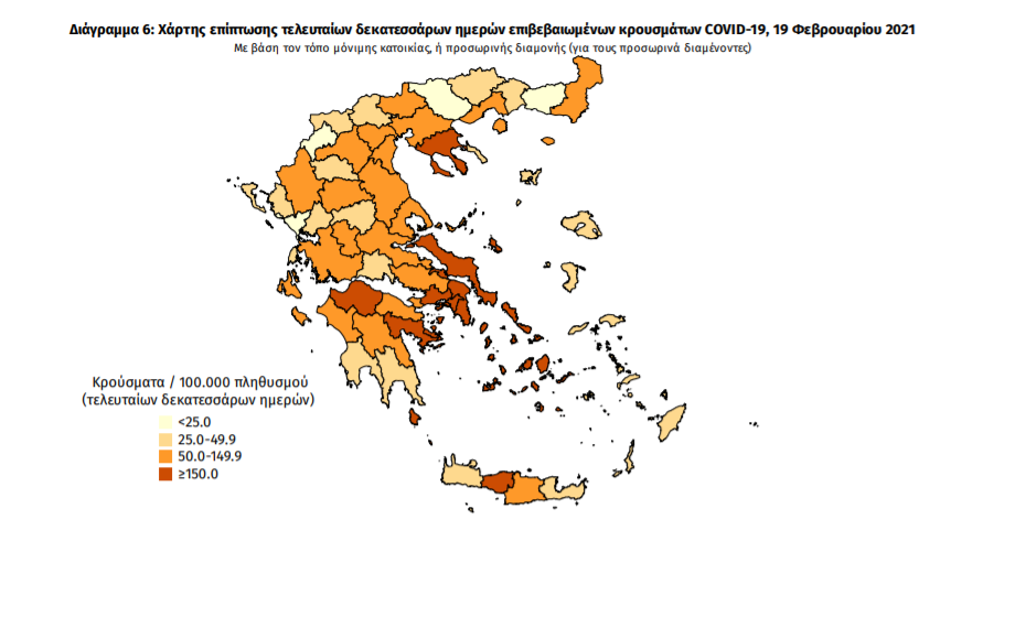 Κορωνοϊός: 1.460 νέα κρούσματα και 28 θάνατοι – 2 νέα κρούσματα στη Μεσσηνία