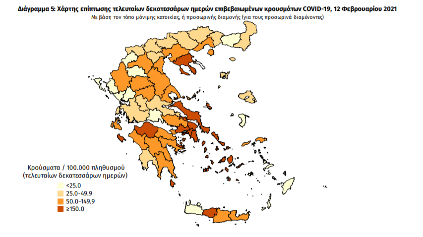 Κορωνοϊός:  1410 νέα κρούσματα και ακόμα 21 θάνατοι στη χώρα – 1 κρούσμα στη Μεσσηνία