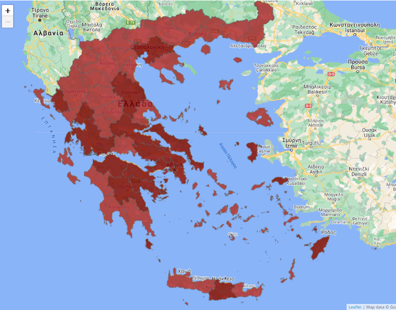 Στο “κόκκινο” από σήμερα η Μεσσηνία – Τι ισχύει για μετακινήσεις, σχολεία, λιανεμπόριο