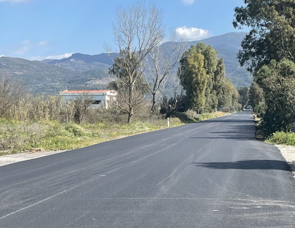 Έργο βελτίωσης οδικής ασφάλειας από την Π.Ε. Μεσσηνίας