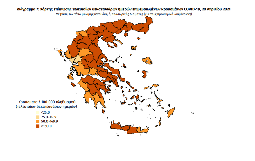 Κορωνοϊός: 3.789 νέα κρούσματα και 87 θάνατοι – 3 κρούσματα στη Μεσσηνία