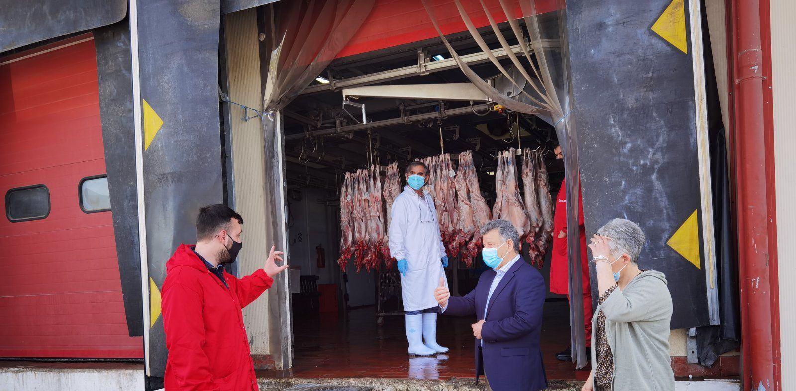 Επίσκεψη Στάθη Αναστασόπουλου στην Κεντρική Αγορά  Καλαμάτας και στα Σφαγεία