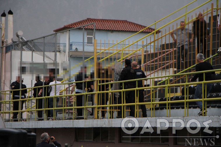 Συμπλοκές με οπαδούς του Αιγάλεω που κατάφεραν να φτάσουν στην Καλαμάτα