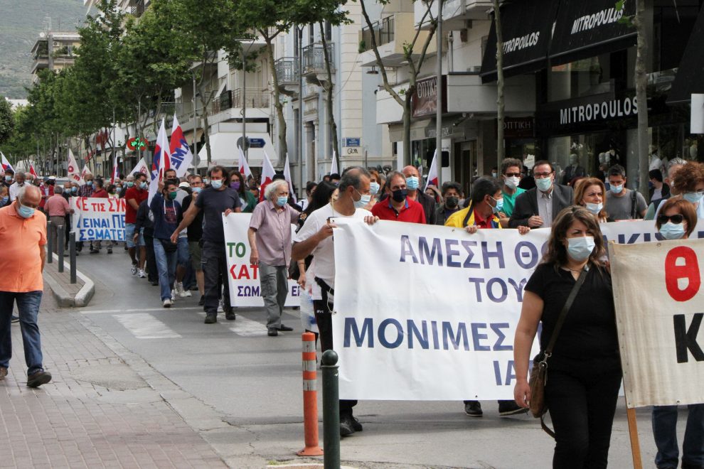 Όλοι στους δρόμους για το  8ωρο και τα εργασιακά δικαιώματα – Η απεργιακή συγκέντρωση και πορεία στην Καλαμάτα