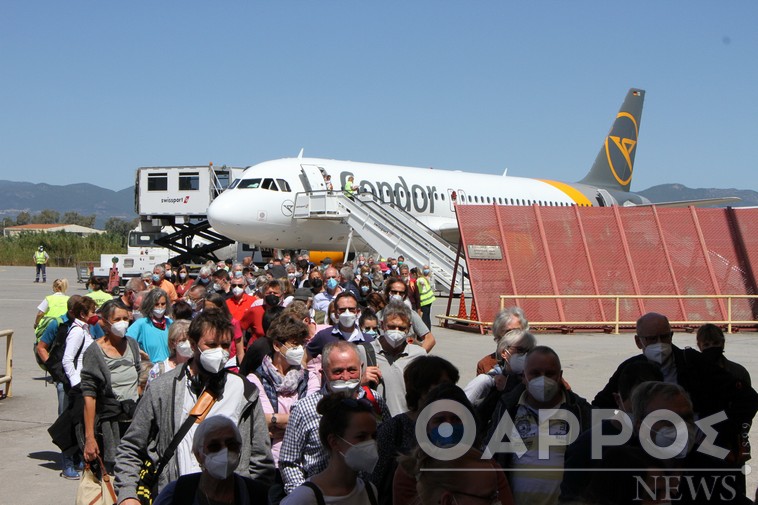 236 επιβάτες από Μόναχο και Ζυρίχη έκαναν ποδαρικό στο Αεροδρόμιο της Καλαμάτας