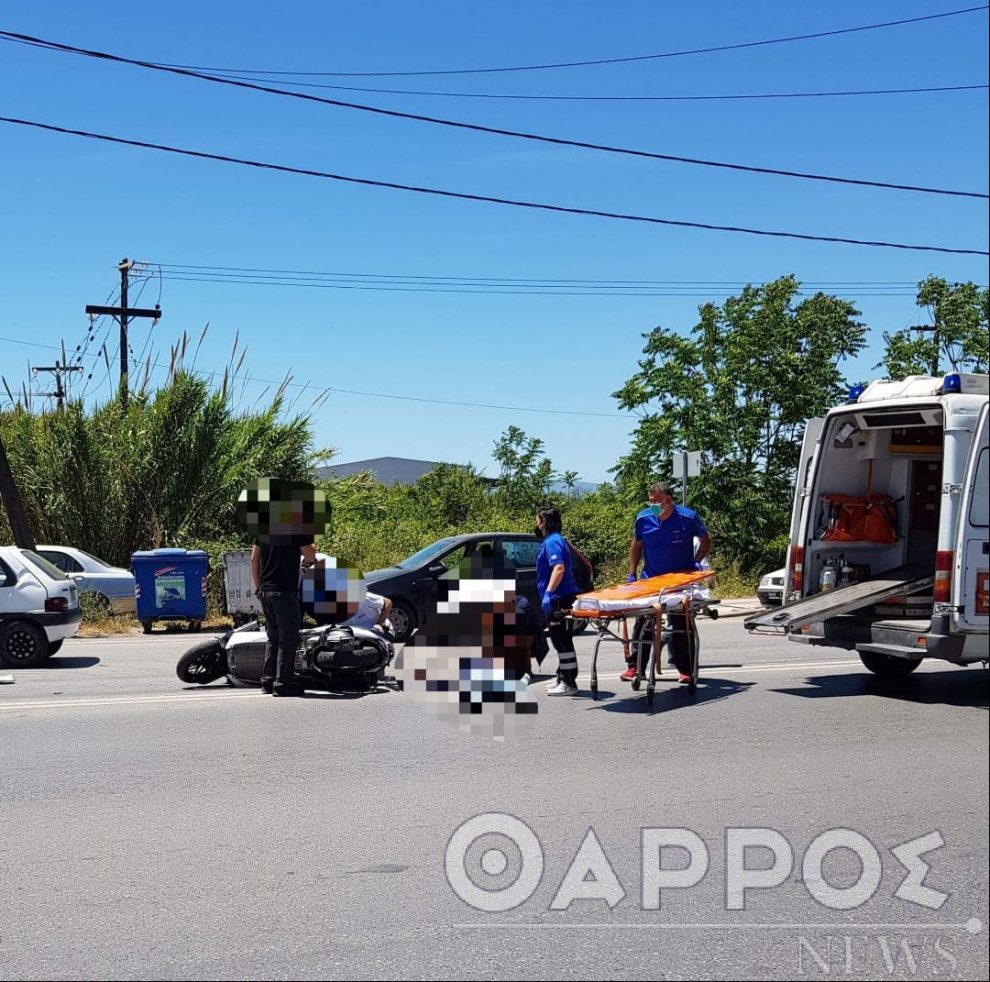 Τροχαίο με τραυματισμό στο Ασπρόχωμα