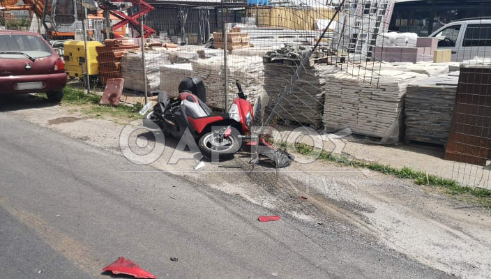 Σοβαρό τροχαίο στη Νέα Είσοδο Καλαμάτας