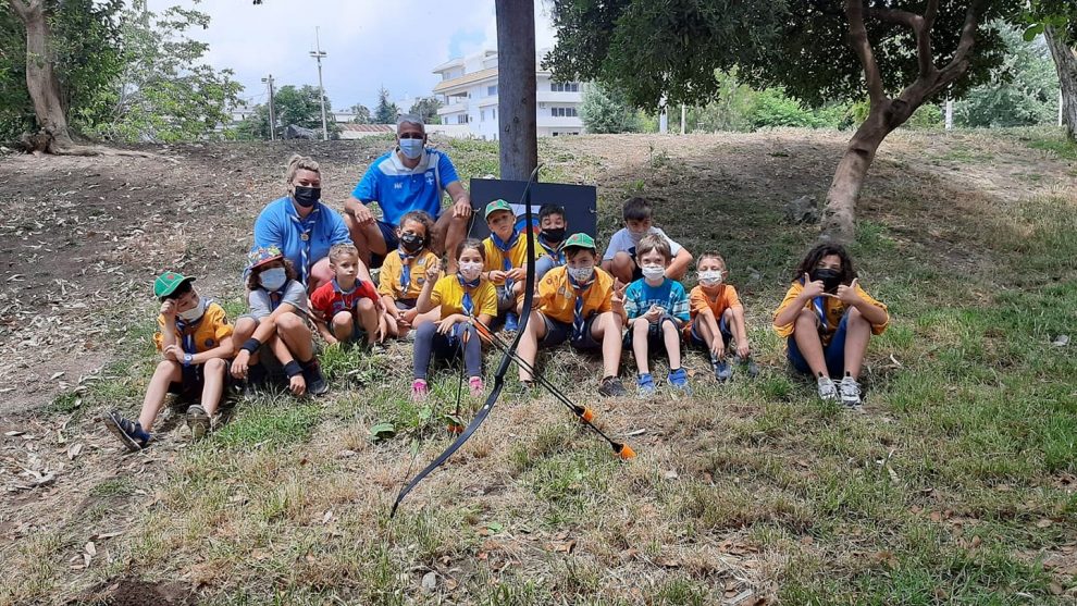 Γνωριμία με το άθλημα της τοξοβολίας για τους μικρούς Προσκόπους