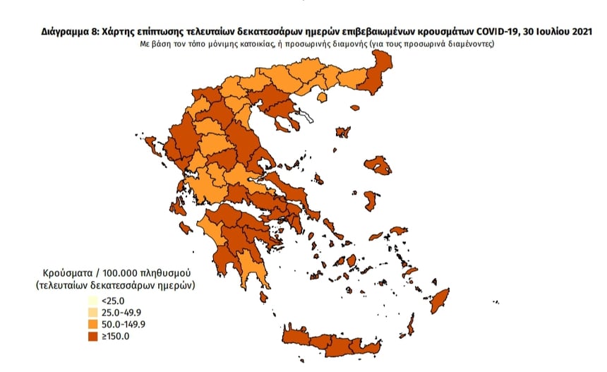 Κορωνοϊός: 35 νέα κρούσματα στη Μεσσηνία – 2.845 σε όλη την Ελλάδα