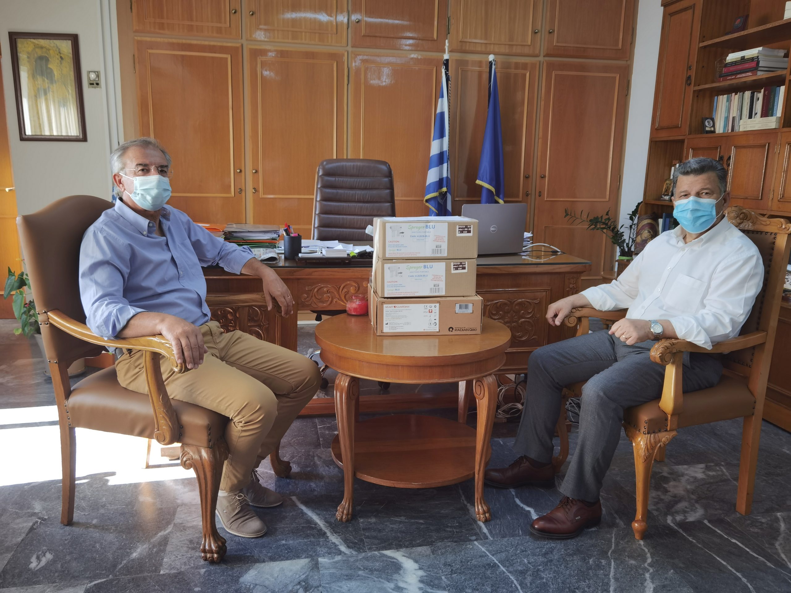 Υποστήριξη σε εξοπλισμό  του Νοσοκομείου Κυπαρισσίας από την Π.Ε. Μεσσηνίας