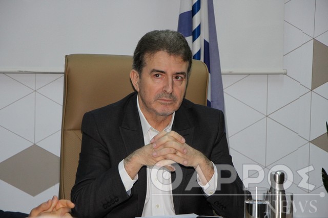 Ο υπουργός Προστασίας  του Πολίτη Μιχάλης Χρυσοχοΐδης στην Καλαμάτα