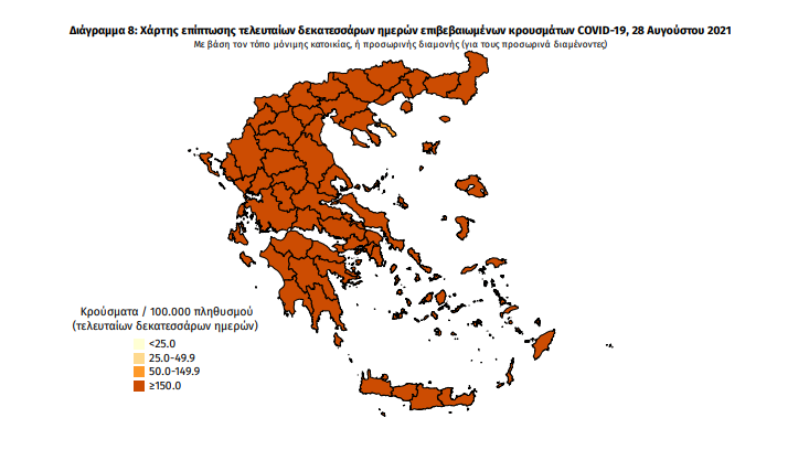 Κορωνοϊός: 81 νέα κρούσματα στη Μεσσηνία – 3.064 σε όλη την Ελλάδα