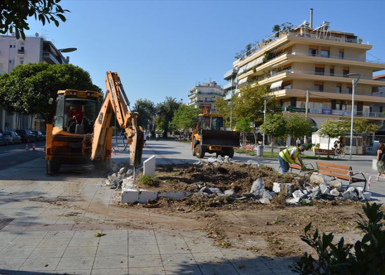 Πρόδρομες εργασίες  για το “Μνημείο του Φωτός”