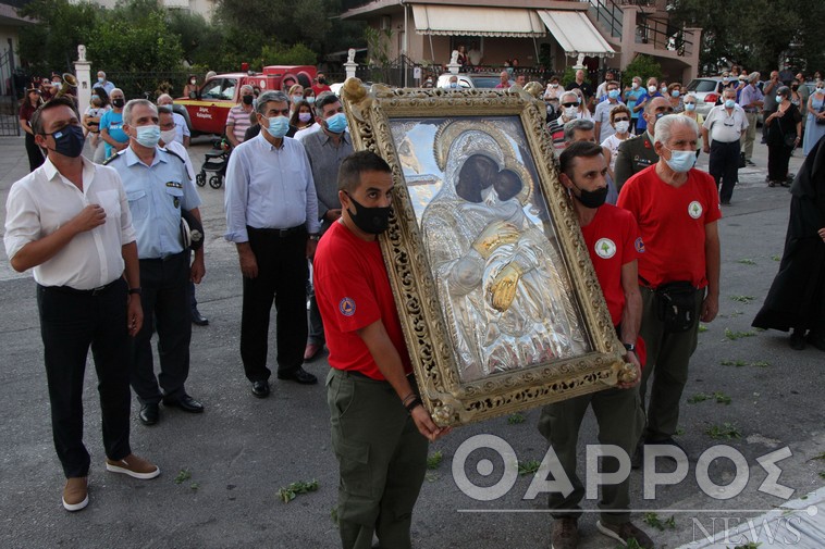 Η εικόνα της Παναγίας  Δημιοβίτισσας στην  Καλαμάτα