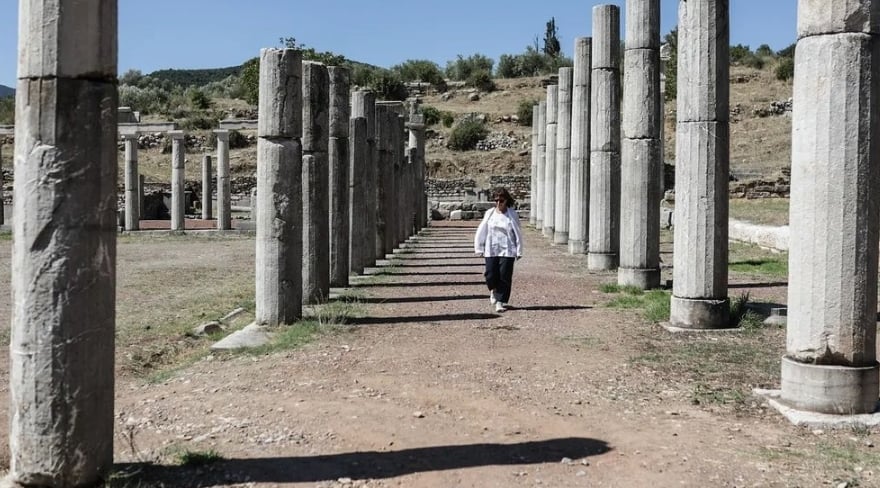 Η ανάρτηση της Κατερίνας Σακελλαροπούλου στο Instagram για την Αρχαία Μεσσήνη