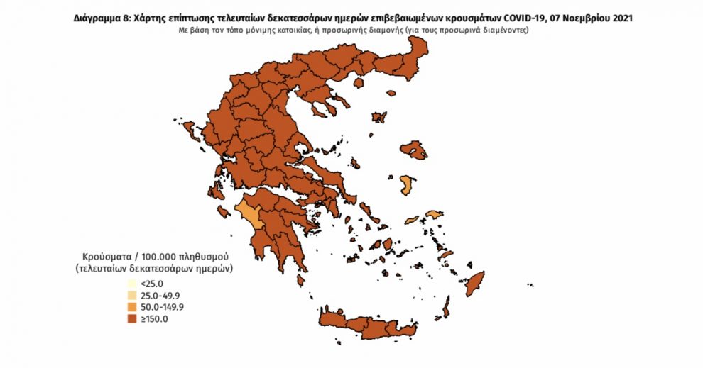 Κορωνοϊός: 52 νέα κρούσματα στη Μεσσηνία – 4.307 σε όλη την Ελλάδα
