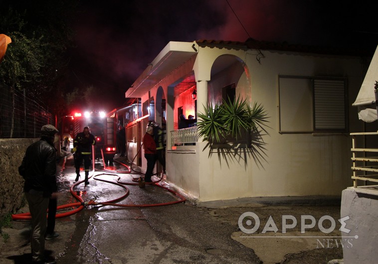 Καλαμάτα: Ολική καταστροφή οικίας στην Αγία Παρασκευή