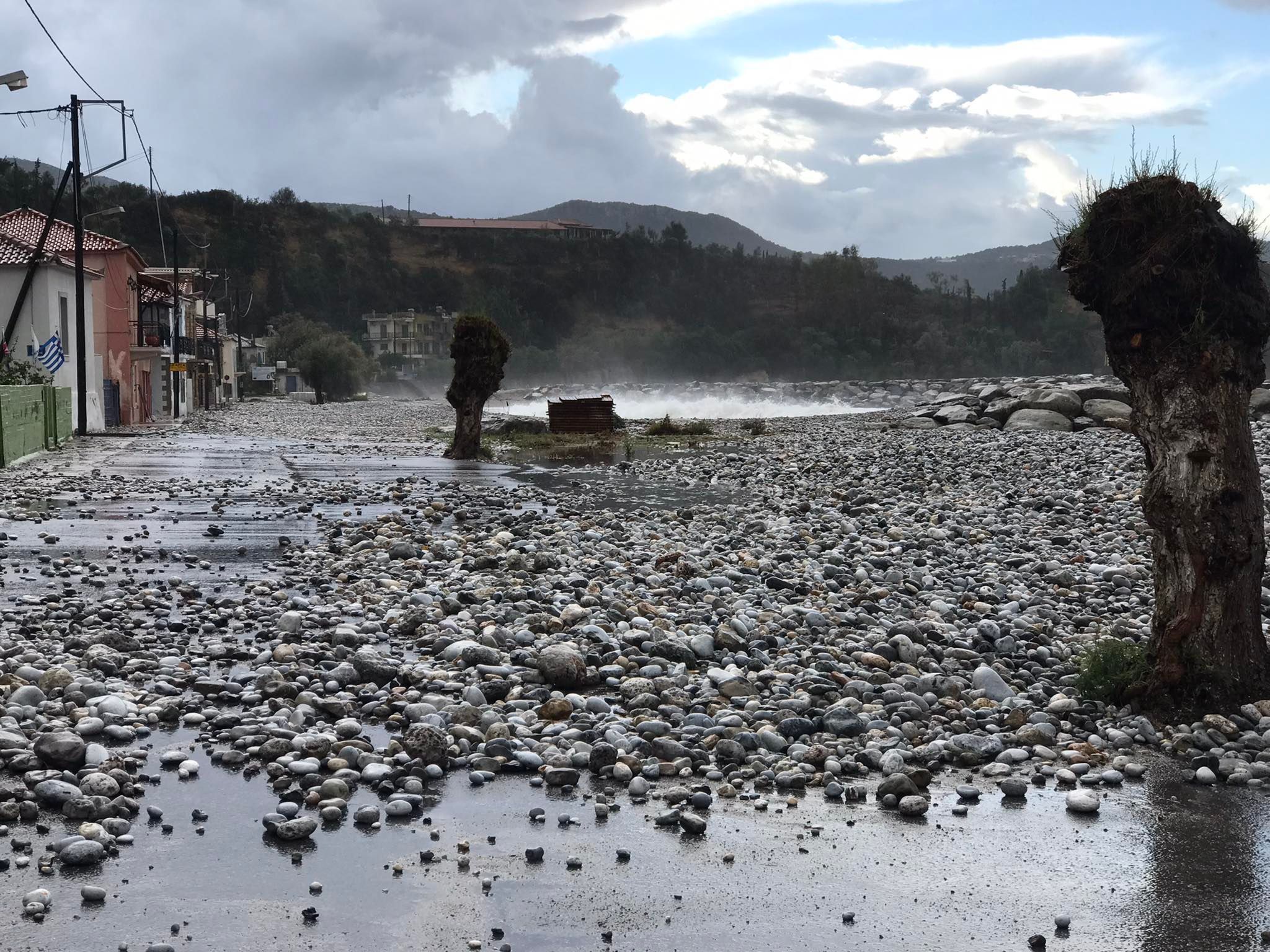 Κακοκαιρία: Ανεπαρκή αποδείχθηκαν τα έργα σε Ακρογιάλι και Κιτριές