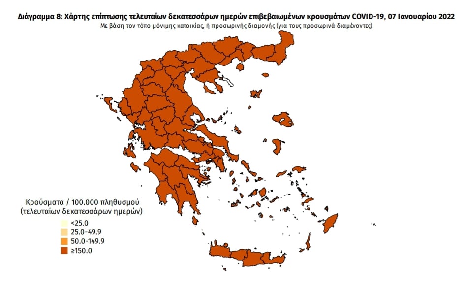 Κορωνοϊός: 29.334 νέα κρούσματα -355 στη Μεσσηνία