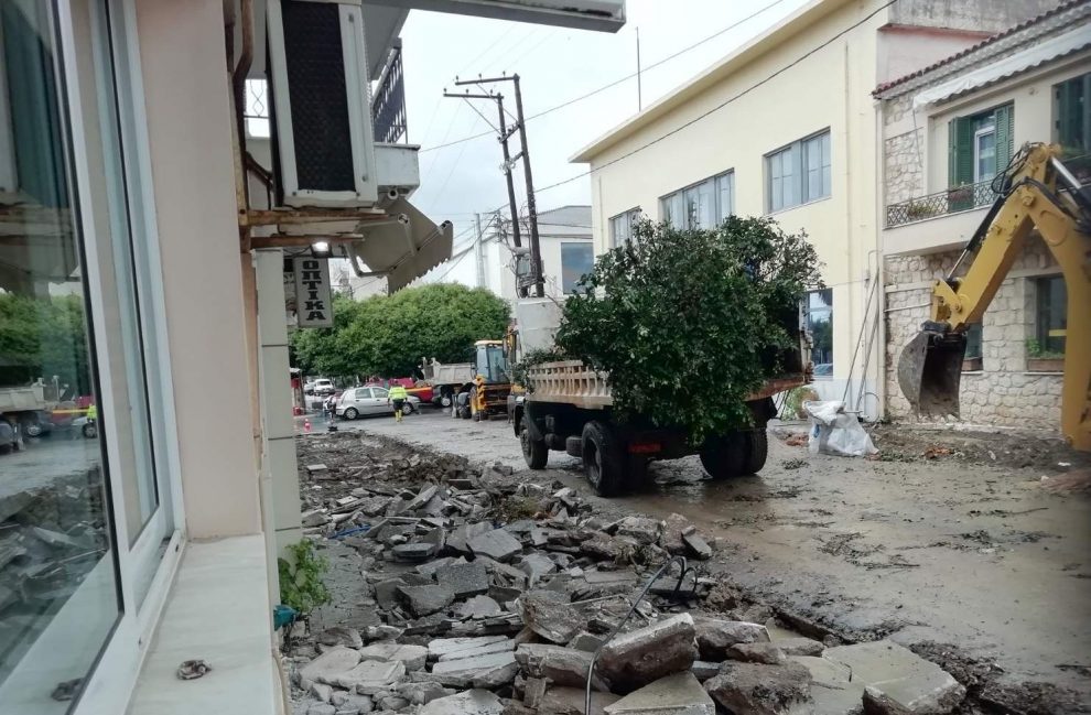Κυπαρισσία: Αντιδράσεις για εκρίζωση  δέντρων στην οδό Νοσοκομείου
