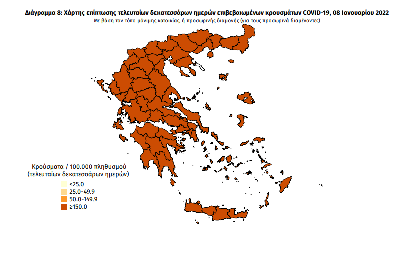 Κορωνοϊός: 37.676 νέα κρούσματα – 381 στη Μεσσηνία