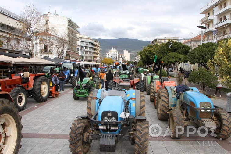 Κλιμάκωση κινητοποιήσεων των αγροτών με συλλαλητήριο στην Καλαμάτα